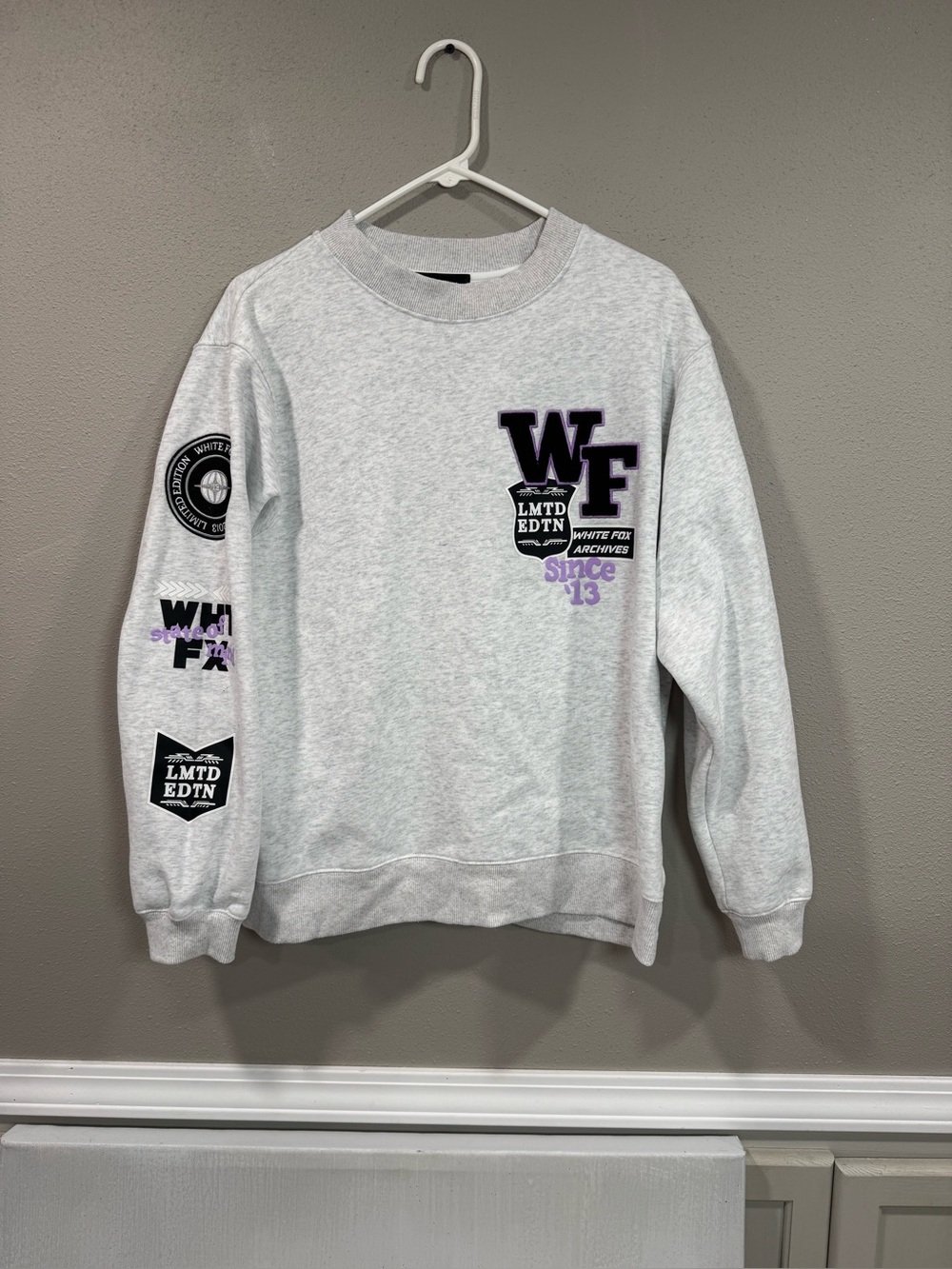 White Fox Limited Edition Crewneck